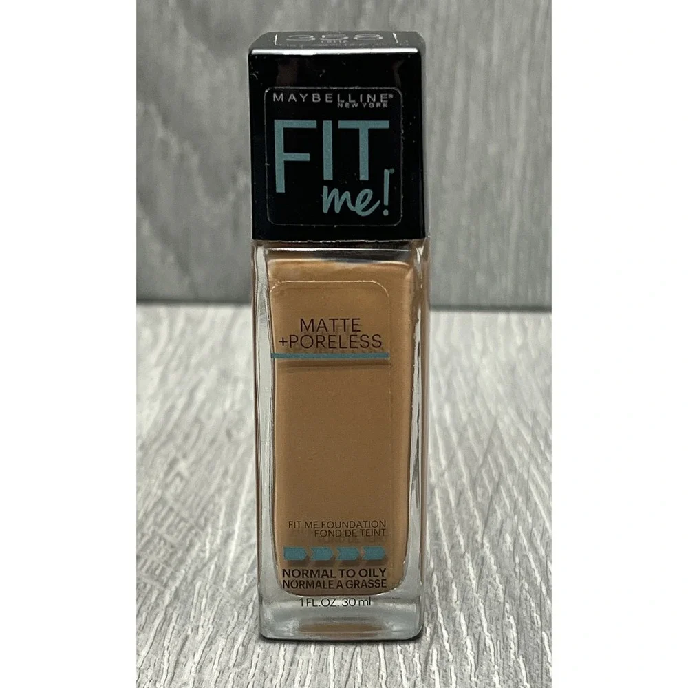 2 x Maybelline Fit Me! Matte +‎ Poreless Foundation #358 Latte 1 Fl Oz / 30ml